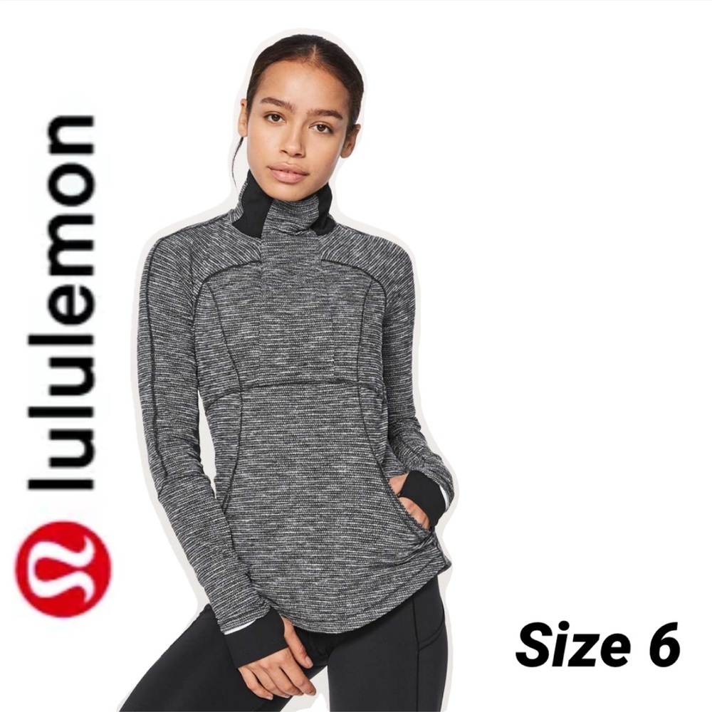 Lululemon Base Runner 1/2 Zip size 6